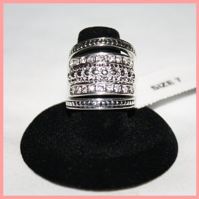 Silver stackable ring size 7