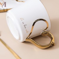 Love Heart Couple Mug With Plate Set - 2 sets - Thumbnail 5