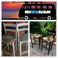 Sailor Anchor Bar Stools (Set of 2) - Thumbnail 1