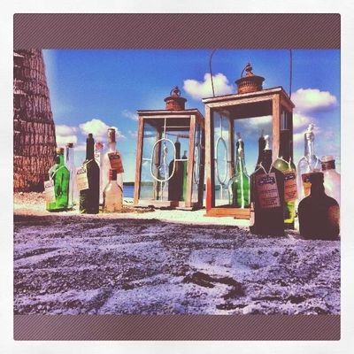 Beach bulb tiki torch (large)