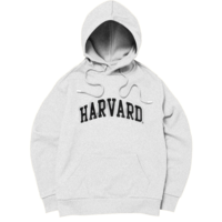 VINTAGE "HARVARD" HOODIE ( YELLOW / GREY )  - Thumbnail 1