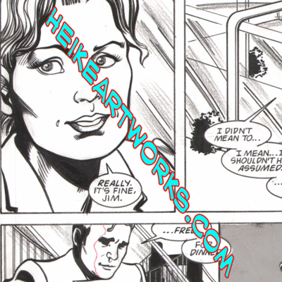 Star trek toc #74 page 7 original comic book art