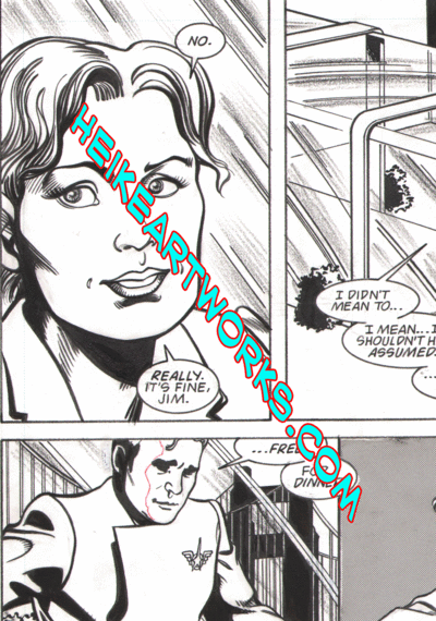 Star Trek TOC #74 page 7 original comic book art