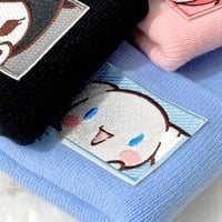 Cute Anime Knit Wool Hat Beanie Aesthetic Casual E-Girl Kawaii Korean Japanese Harajuku - Thumbnail 4