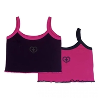 Cute Cross Pastel Sleeveless Crop Top Camisole Tank Goth Punk Aesthetic Casual E-Girl Kawaii Korean Japanese Harajuku - Thumbnail 9