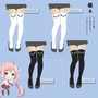 Cute Anime Emoji Emotion Icon Cosplay Costume Expression Pantyhose Stockings Aesthetic Casual E-Girl Kawaii Korean Japanese Harajuku-1