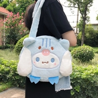 Cute Japanese Anime Cartoon Plush Messenger Bag Handbag Purse  - Thumbnail 4