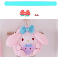 Cute Anime Japanese Plush Coin Purse Wallet Storage Bag Pendant - Thumbnail 2