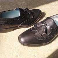 Latest Men's Handmade Tassels Loafer Style Shoes, Black Color Customize Shoes - Thumbnail 2