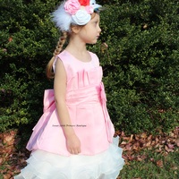 Rosette Flower and Feather Headband - Thumbnail 3