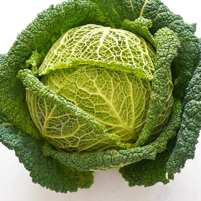 Savoy crinkly cabbage heirloom premium seed packet