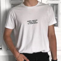 Free Shipping-"SORRY I REPLIED HAHA YEAH" TEE - Thumbnail 2