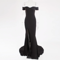 Sexy High Split Hollow Out Floor Length - Thumbnail 4