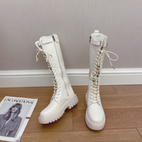 Gothic Shoes Female Fashion Leather  - Thumbnail 2