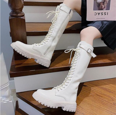 Gothic Shoes Female Fashion Leather 