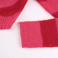 Cute Pink Heart Shape Hollow Out Long Sleeve O-neck Sweater Knit Pullover Aesthetic Casual E-Girl Kawaii Korean Japanese Harajuku - Thumbnail 4