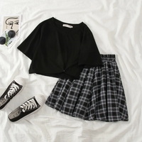 Kawaii Cute High Waist A-line Mini Skirt  - Thumbnail 3