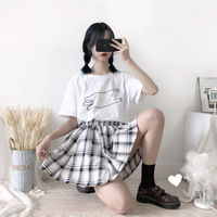 Kawaii Cute High Waist A-line Mini Skirt  - Thumbnail 2
