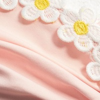 Cute Pink Floral Backless Vest Strapless Shirt Crop Top Corset Beach Boho Summer Aesthetic Casual E-Girl Kawaii Korean Japanese Harajuku - Thumbnail 8