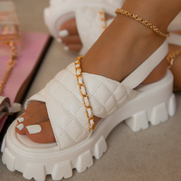 Spring Autumn Open Toe Sandals Casual - Thumbnail 1