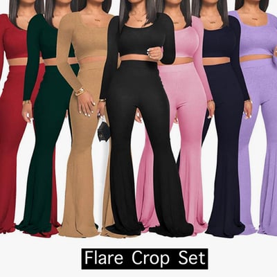 2pc crop flare set-td - Thumbnail 4