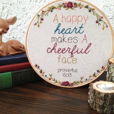 Cheerful heart - custom order