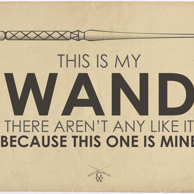 This is my wand art card