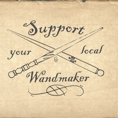 Support your local wandmaker art card