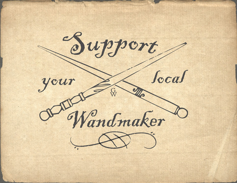 Support Your Local Wandmaker Art card