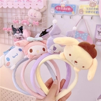 Cute Anime Cartoon Plush Doll Headband Hair Accessories  - Thumbnail 1
