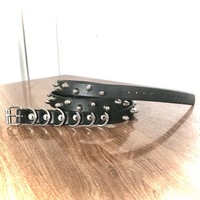 Staggered 1-row short British stud belt - Thumbnail 2