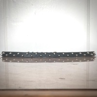 Staggered 1-row short British stud belt - Thumbnail 3