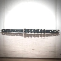 Staggered 1-row short British stud belt - Thumbnail 8