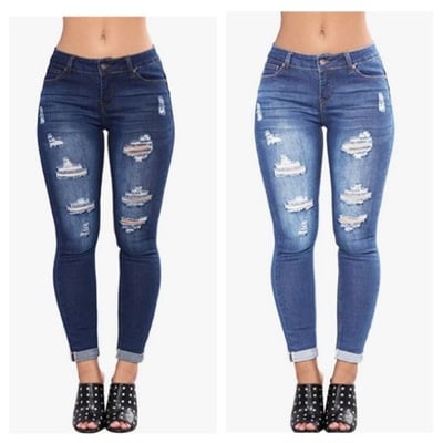 High waisted skinny jeans-tde - Thumbnail 5