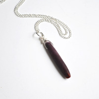 Sea Urchin Necklace, Ocean Necklace, Sea Urchin Stick Necklace, Canadian Shop - Thumbnail 3