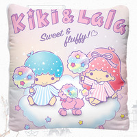 Little Twin Star cute pillow blanket dual-purpose cartoon bed portable quilt cushion square pillow - Thumbnail 9