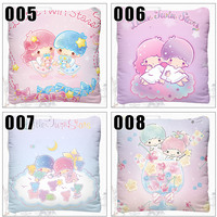 Little Twin Star cute pillow blanket dual-purpose cartoon bed portable quilt cushion square pillow - Thumbnail 4