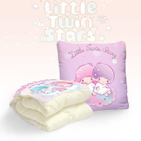 Little Twin Star cute pillow blanket dual-purpose cartoon bed portable quilt cushion square pillow - Thumbnail 1