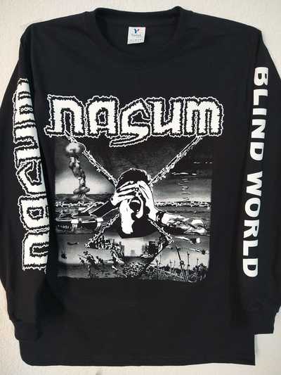 NASUM "BLIND WORLD" OFFICIAL LONGSLEEVE