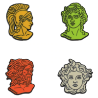 Free Shipping-GREEK GODS PIN - Thumbnail 4