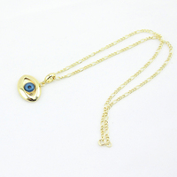 Free Shipping-GOLD EVIL EYE NECKLACE - Thumbnail 4