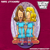 DON'T PLAY WITH US Sticker - Thumbnail 1