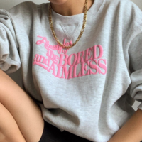 "BORED & AIMLESS" SWEATSHIRT - Thumbnail 1