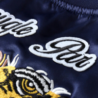 TIGER COLOR BLOCK BASEBALL JACKET - Thumbnail 5