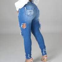 Fashion Sexy Ripped Jeans - Thumbnail 3