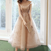 Cute tulle sequins short prom dress homecoming dress - Thumbnail 5