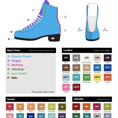 Riedell “color lab” 