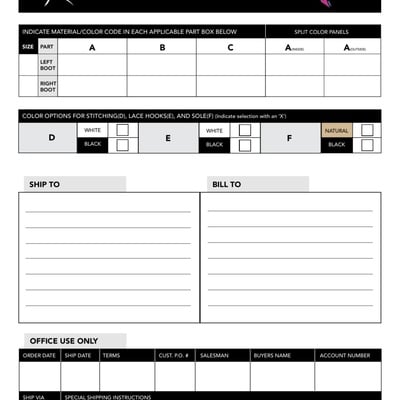 Riedell “color lab” 