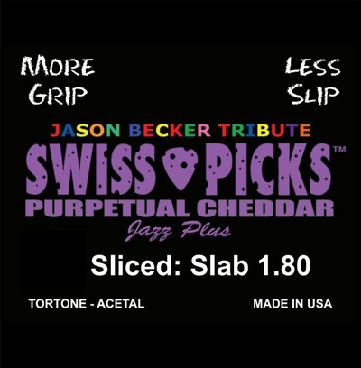 PURPETUAL CHEDDAR JAZZ PLUS 72 PICKS SLICED SLAB 1.80MM