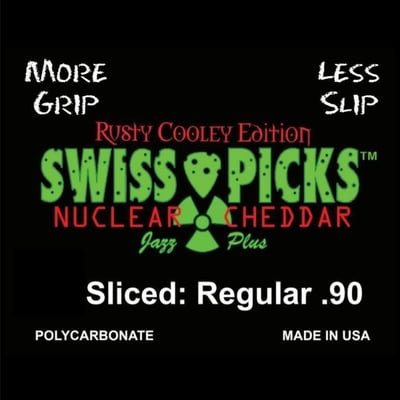 Nuclear jazz plus 12 picks sliced regular .90mm
